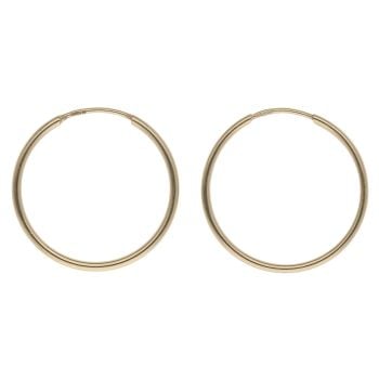 14ct Yellow Gold Hoop Earrings