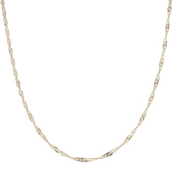 9ct Yellow Gold Twist Chain 20"