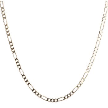 9ct Yellow Gold Figaro Chain 18"
