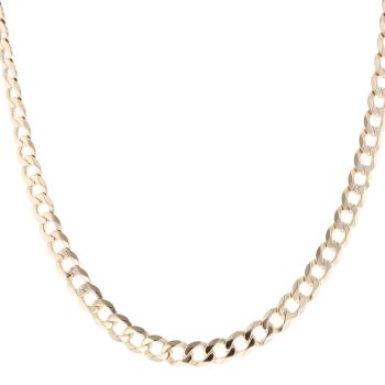 9ct Yellow Gold Curb Chain 22"
