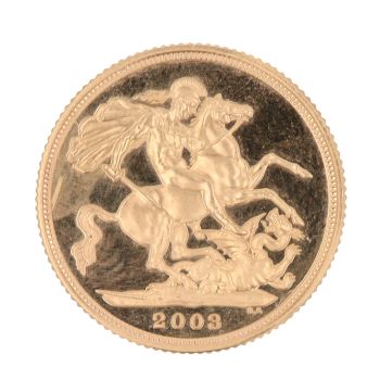 2003 Elizabeth II Full Sovereign Coin