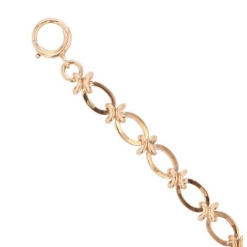 9ct Yellow Gold Fancy Bracelet 7"