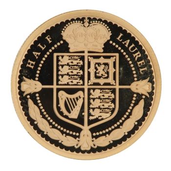 2022 Elizabeth II In Memoriam Solid Half Laurel Jubilee Tristan Da Cunha Coin Boxed and Info