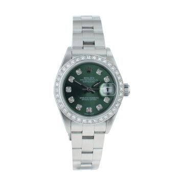 Rolex Custom Oyster Perpetual Date Pre Owned Watch Ref 69160