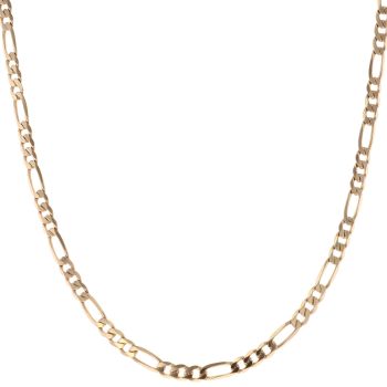 9ct Yellow Gold Figaro Chain 22"