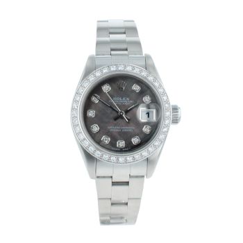Rolex Custom Oyster Perpetual Date Pre Owned Watch Ref 79160