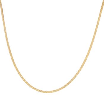 22ct Yellow Gold Double Foxtail Chain 16"