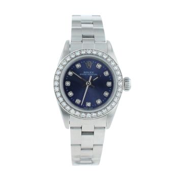 Rolex Custom Oyster Perpetual Pre Owned Watch Ref 67180