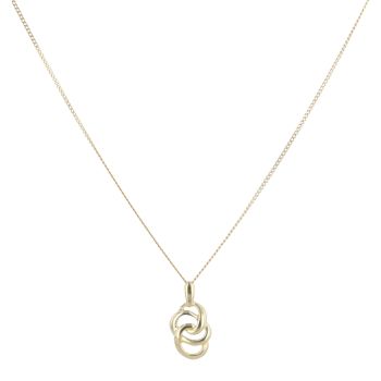 18ct Yellow Gold Fancy Pendant and Chain 18"