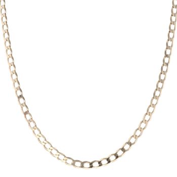 9ct Yellow Gold Curb Chain 26"