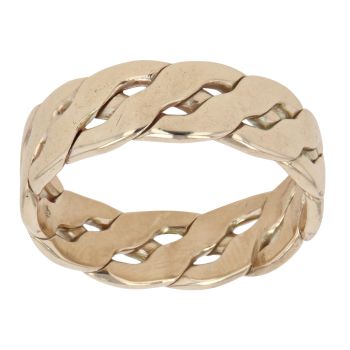 9ct Yellow Gold Cut Out Celtic Ring