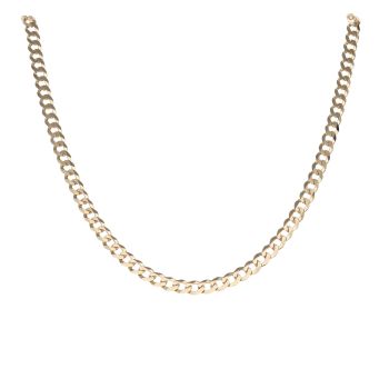 9ct Yellow Gold Curb Chain 24"