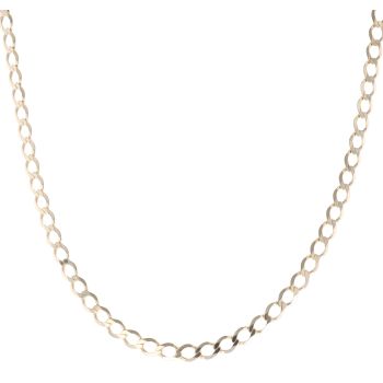 9ct Yellow Gold Curb Chain 18"