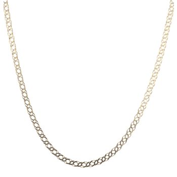 9ct Yellow Gold Double Curb Chain 16"