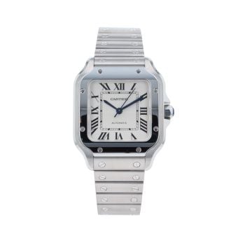 Cartier Santos Medium Pre Owned Watch Ref 4075