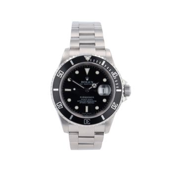 Rolex Submariner Pre Owned Watch Ref 16610