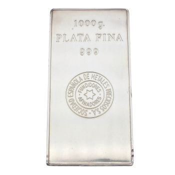 Silver 1Kg Plata Fina Ingot