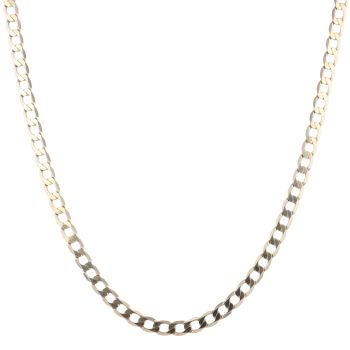 9ct Yellow Gold Curb Chain 20"