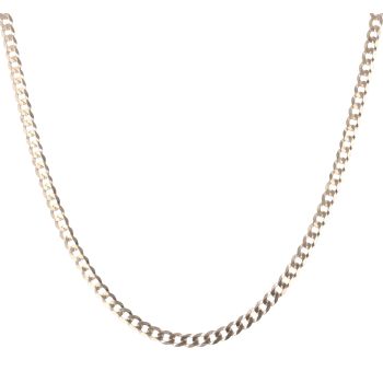 9ct Yellow Gold Curb Chain 18"
