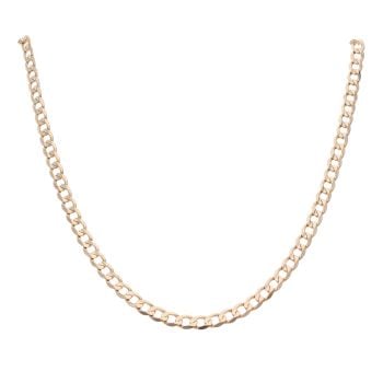 9ct Yellow Gold Curb Chain 20"