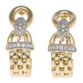 18ct Yellow Gold 0.60ct Diamond Earrings