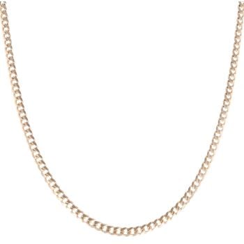 9ct Yellow Gold Curb Chain 18"