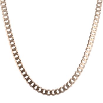 9ct Yellow Gold Curb Chain 20"