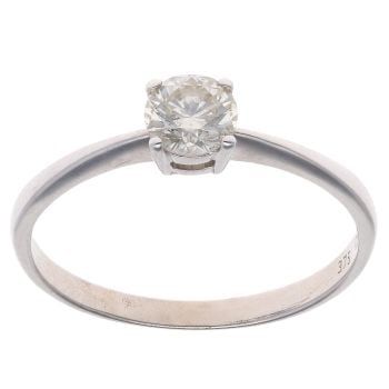 9ct White Gold 0.50ct Diamond Solitaire Ring