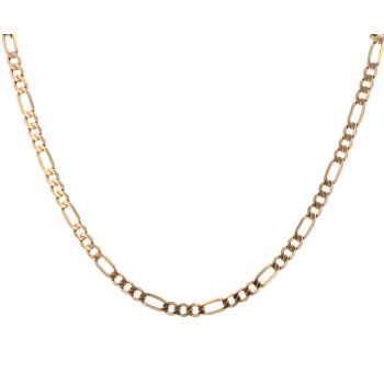 9ct Yellow Gold Figaro Chain 20"
