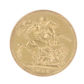 1894 Victoria Full Sovereign Coin