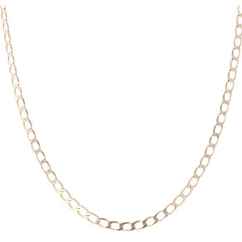 9ct Yellow Gold Curb Chain 18"