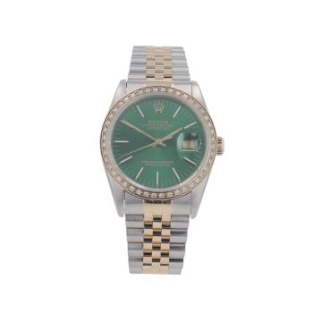 Rolex Custom Datejust Pre Owned Watch Ref 16233