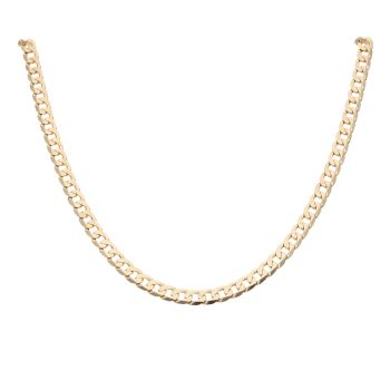 9ct Yellow Gold Curb Chain 20"