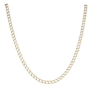 9ct Yellow Gold Curb Chain 20"