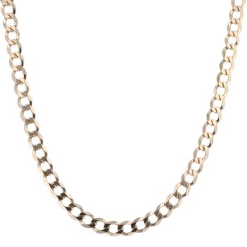 9ct Yellow Gold Curb Chain 20"