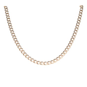 9ct Yellow Gold Curb Chain 20"