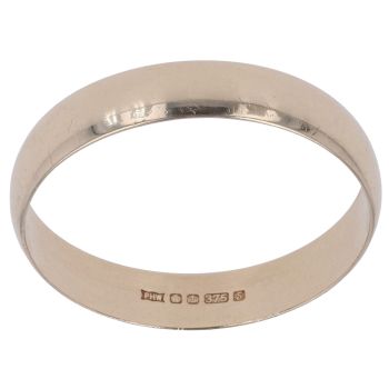 9ct Yellow Gold Wedding Band 4mm