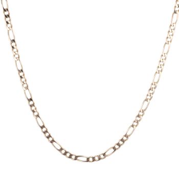 9ct Yellow Gold Figaro Chain 18"