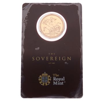 2019 Elizabeth II Fifth Portrait UK Full Sovereign Coin