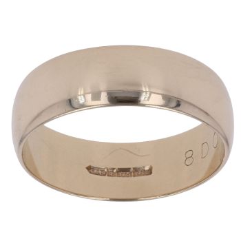 9ct Yellow Gold 7.4mm Wedding Band