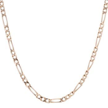 9ct Yellow Gold Figaro Chain 24"