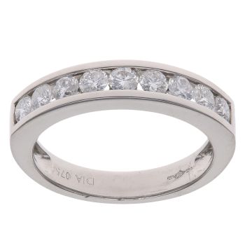 Platinum 0.75ct Brilliant Cut Diamond Eternity Ring