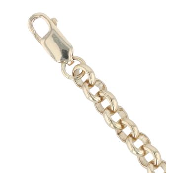 9ct Yellow Gold Belcher Bracelet 7.5"