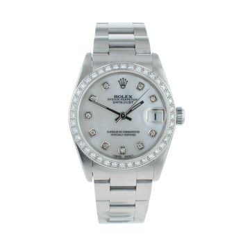 Rolex Custom Datejust Pre Owned Watch Ref 78274
