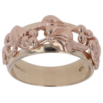 9ct Yellow and Rose Gold Tree Of Life Clogau Ring