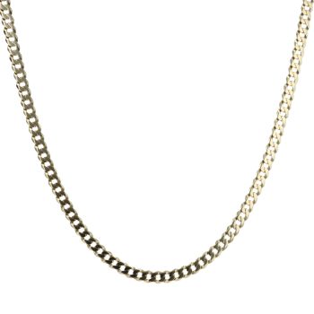 9ct Yellow Gold Curb Chain 22"