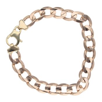 9ct Yellow Gold Cub Bracelet 8"