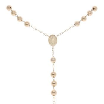 9ct Yellow Gold Rosary Beads 32"
