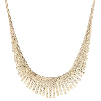 18ct Yellow Gold Fringe Fancy Chain 18"