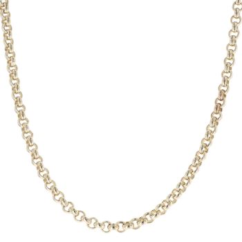 9ct Yellow Gold Belcher Chain 22"